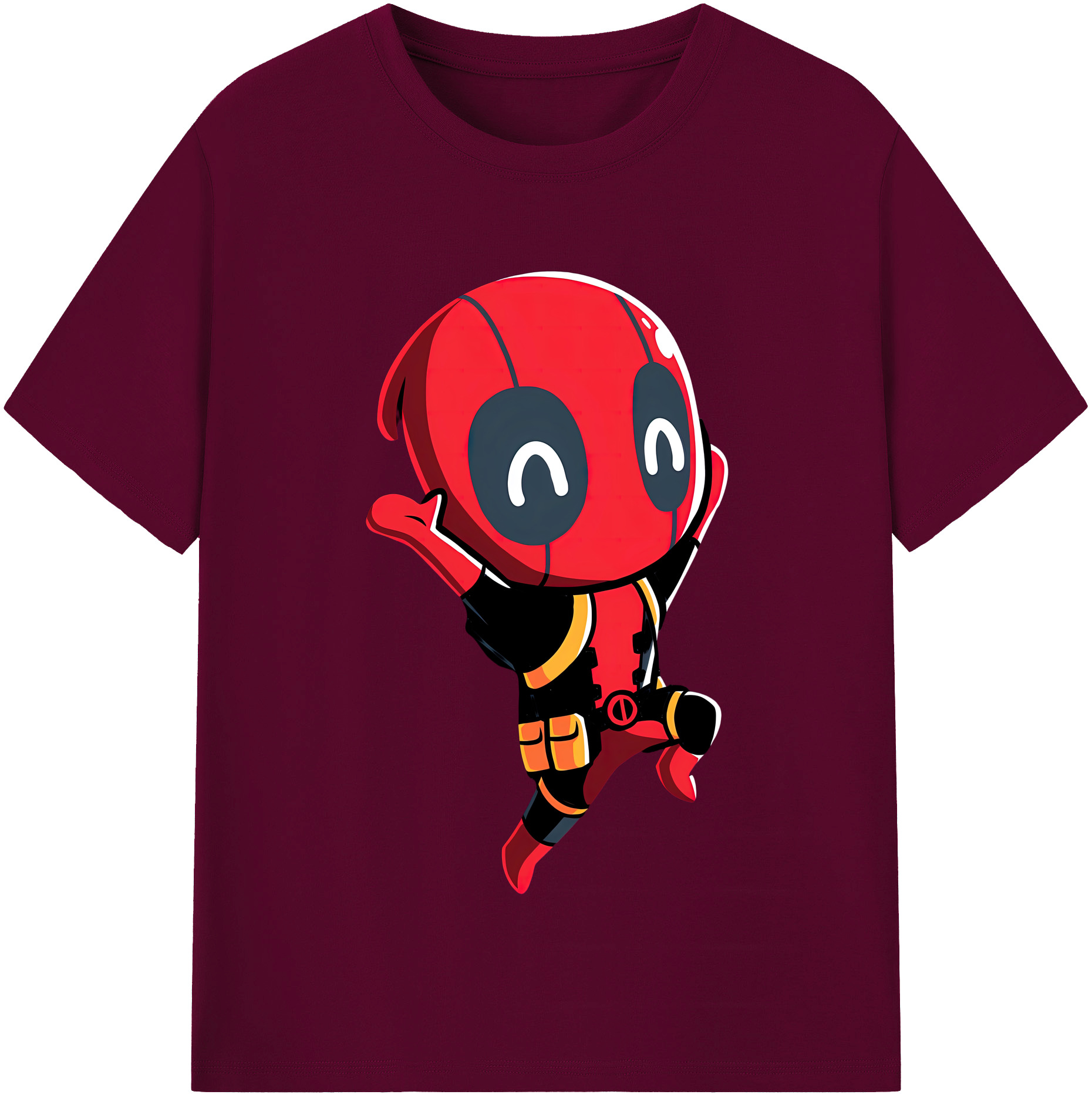（画像用） Deadpool デッドプール レディースカジュアルプリントTシャツ（綿100％）